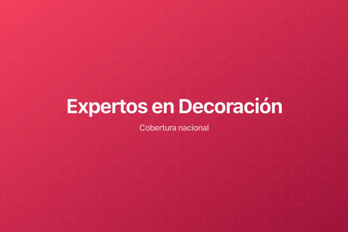 Expertos en Decoración en Albacete